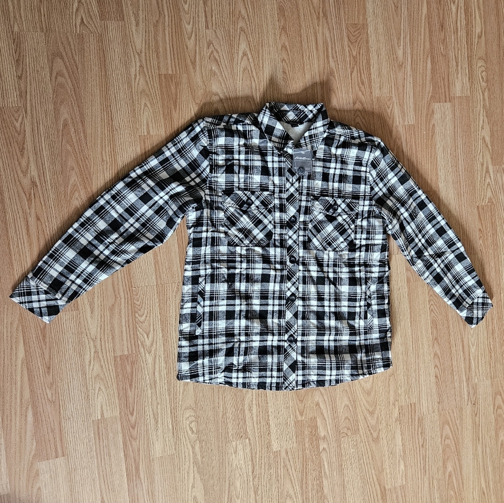 Eddie Bauer lined flannel